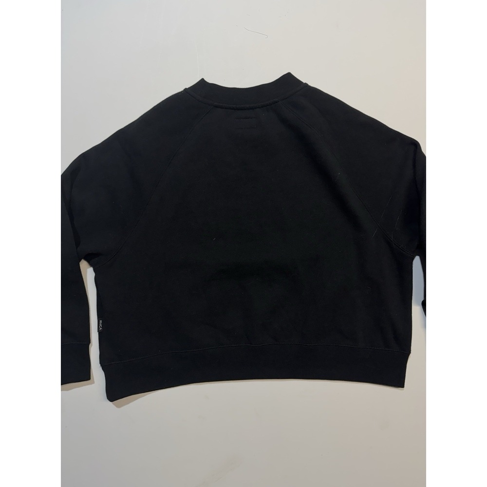 RVCA Large 12 Branded Logo Graphic Crew Neck Women's Sweatshirt - Picture 9 of 9